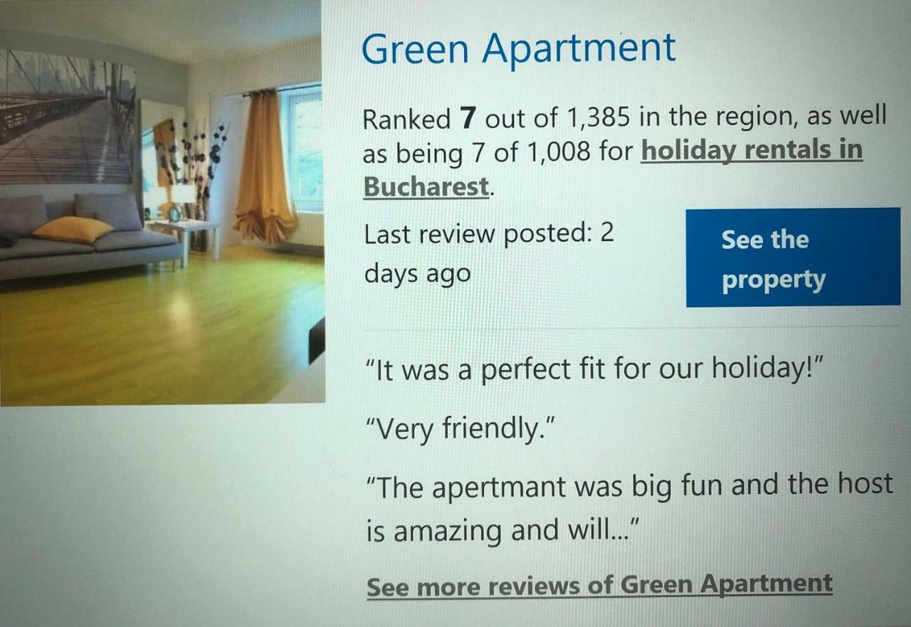 Green Apartment 63 Bucarest Exterior foto